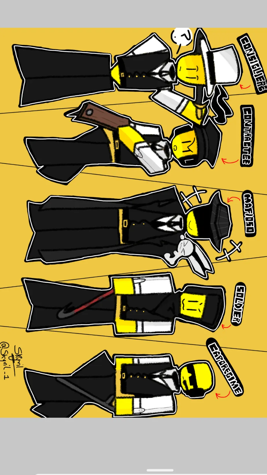 ai character: Mafioso w goons background