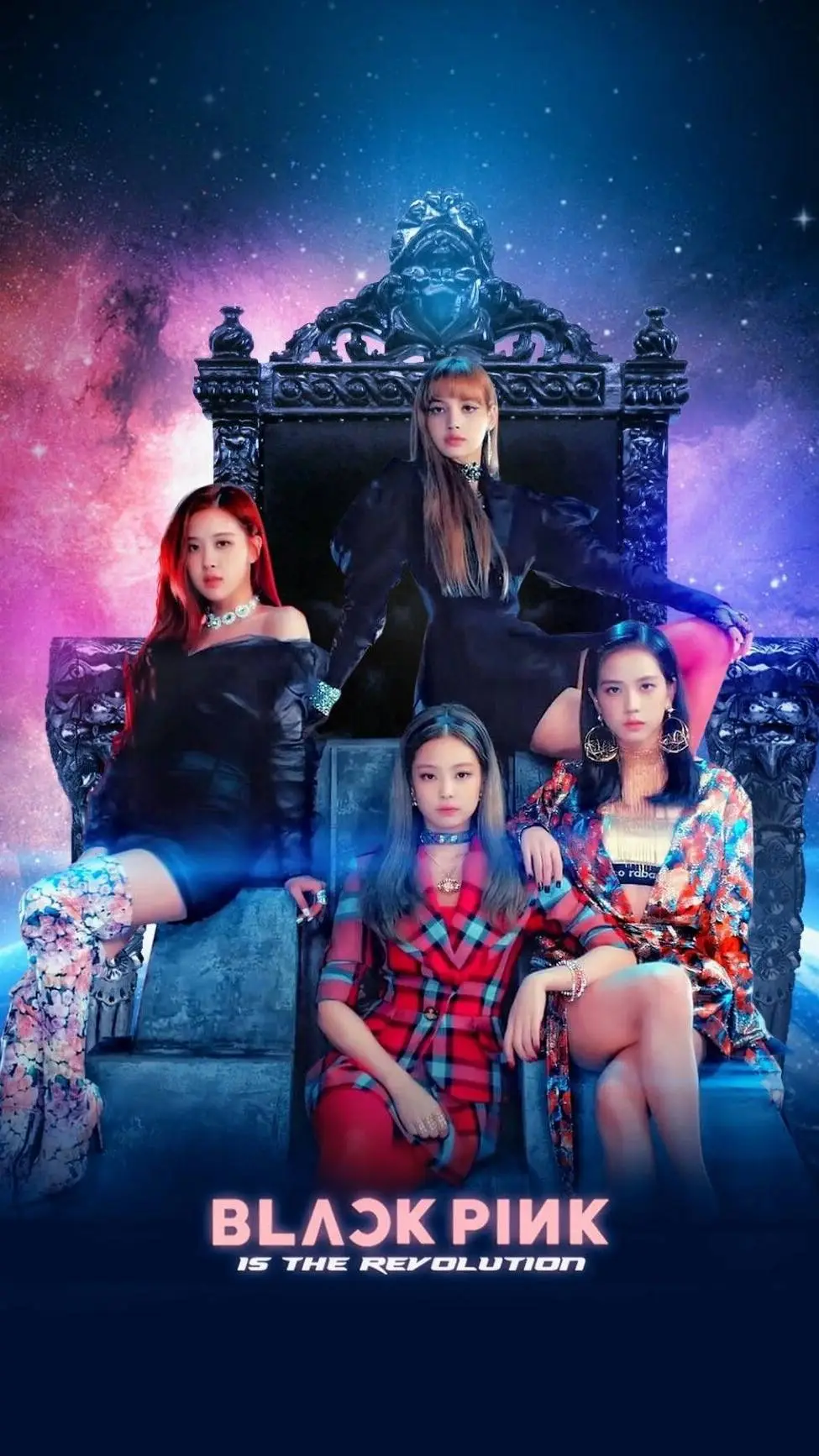 ai character: blackpink roadtrip background