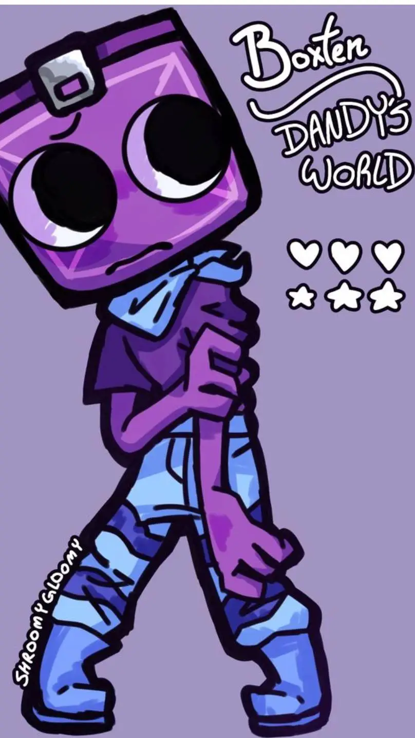 ai character: boxten!  background