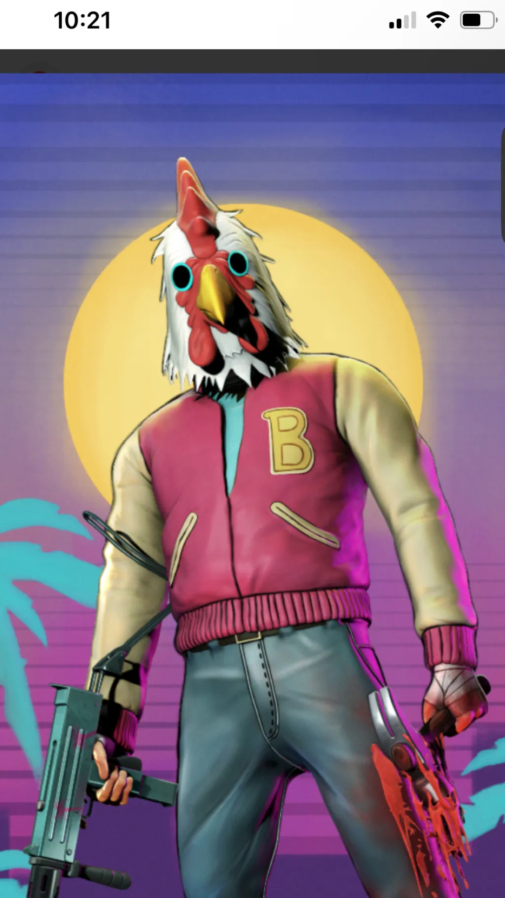 ai character: Jacket mhl background