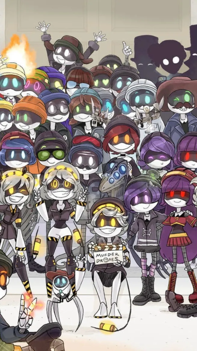 ai character: Murder drones background