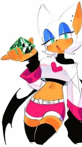 ai character: Rouge the bat  background