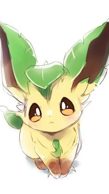 ai character: Leafeon   background