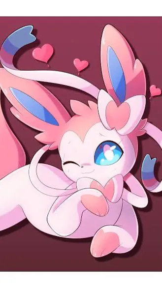 ai character: Sylveon  background