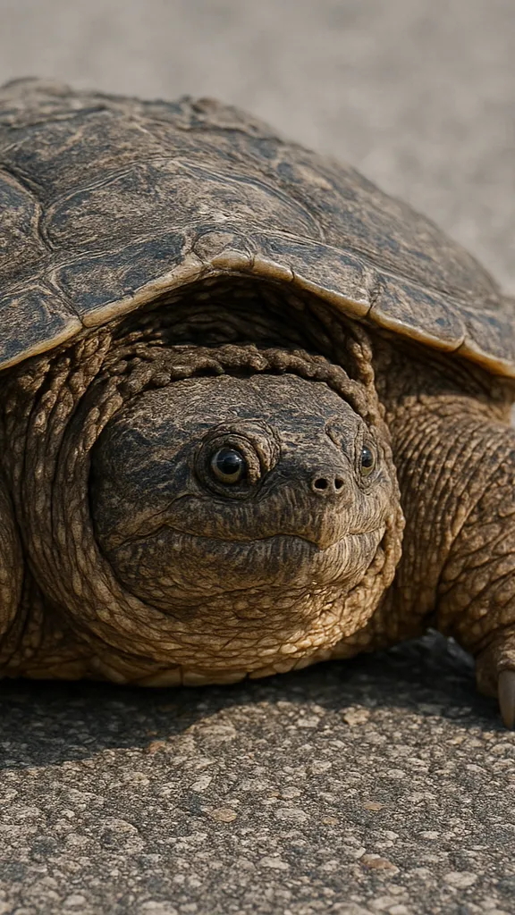 ai character:  snapping turtle  background