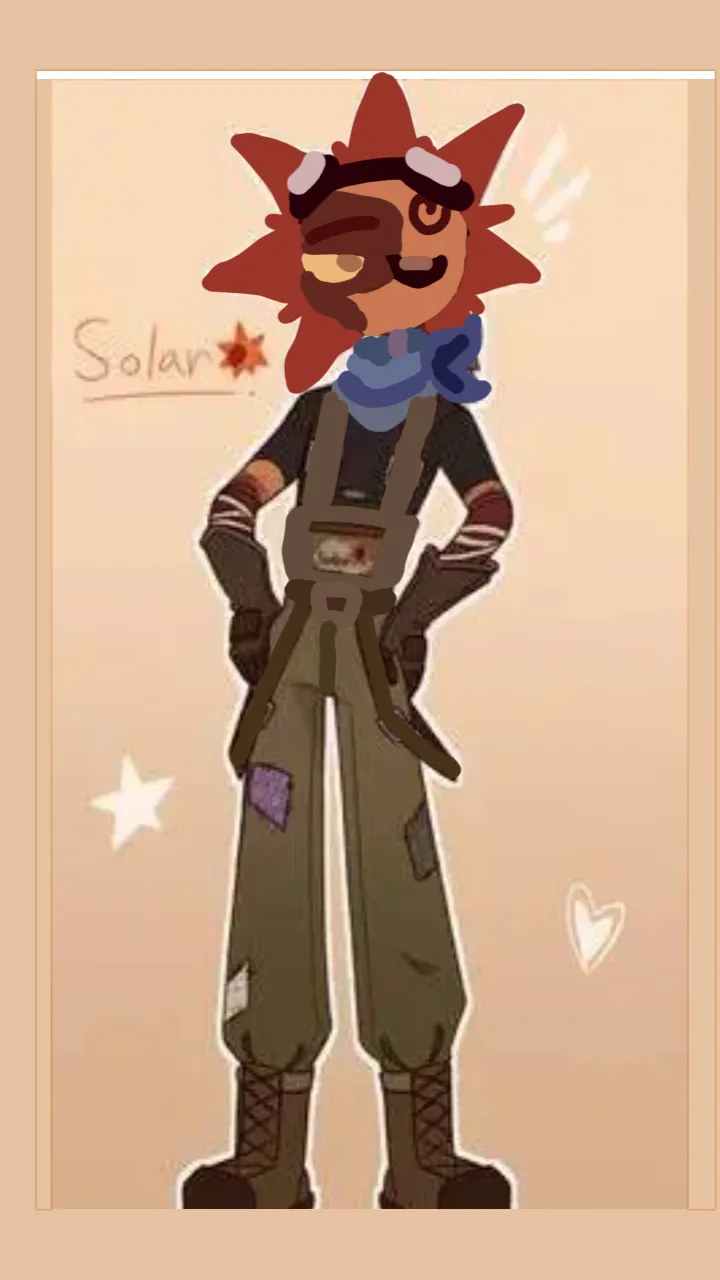 ai character: Solar from Sams background