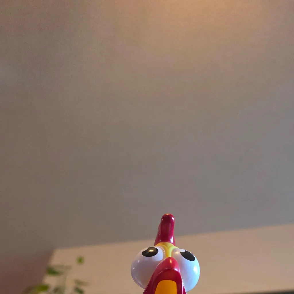 chat with ai character: Rubber chicken