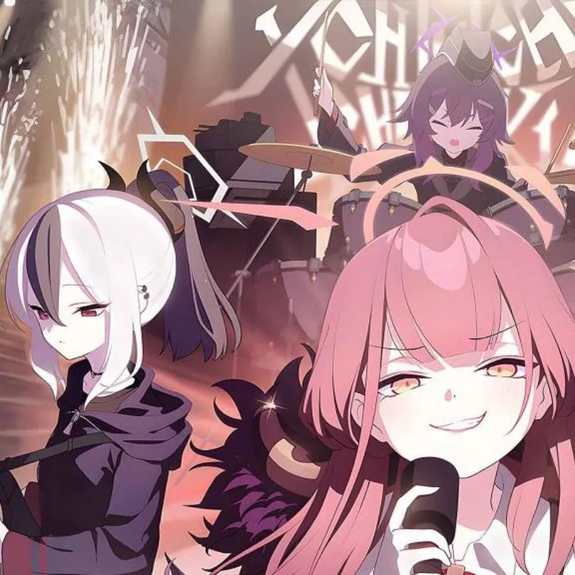 chat with ai character: groupe de filles 