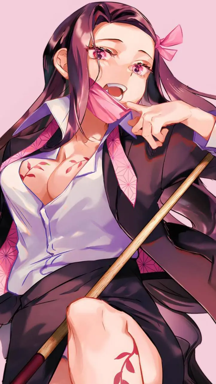 ai character: nezuko  background