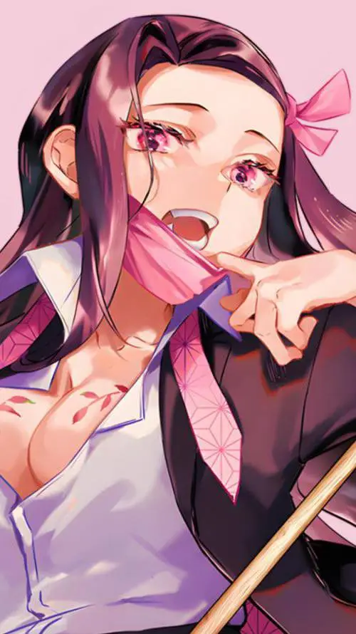 ai character: Nezuko  background