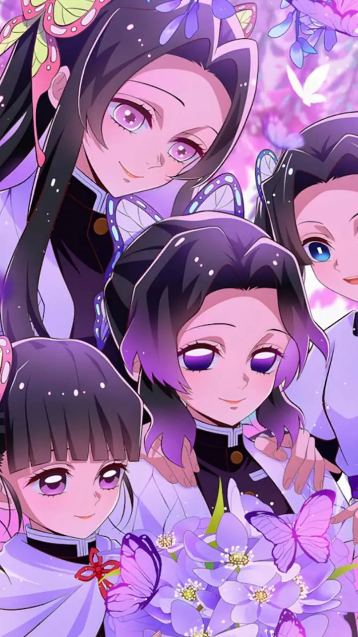 ai character: sœurs papillon  background