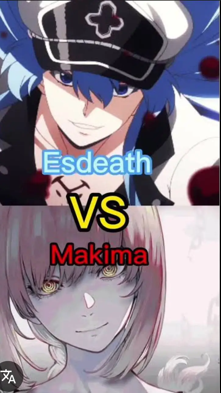 ai character: esdeath x makima  background