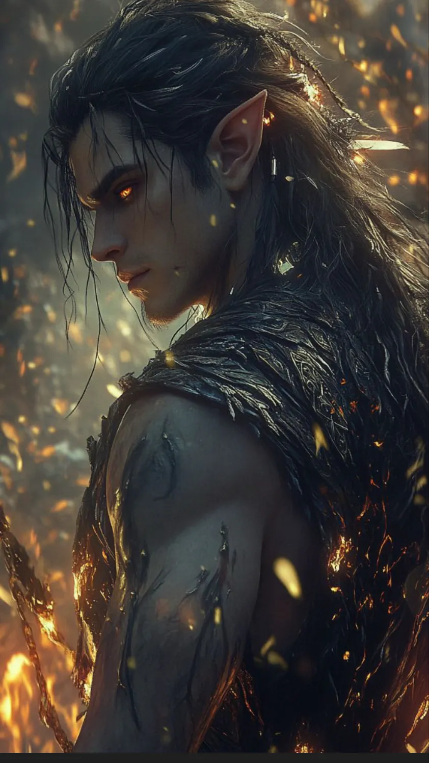 ai character: Kael  background