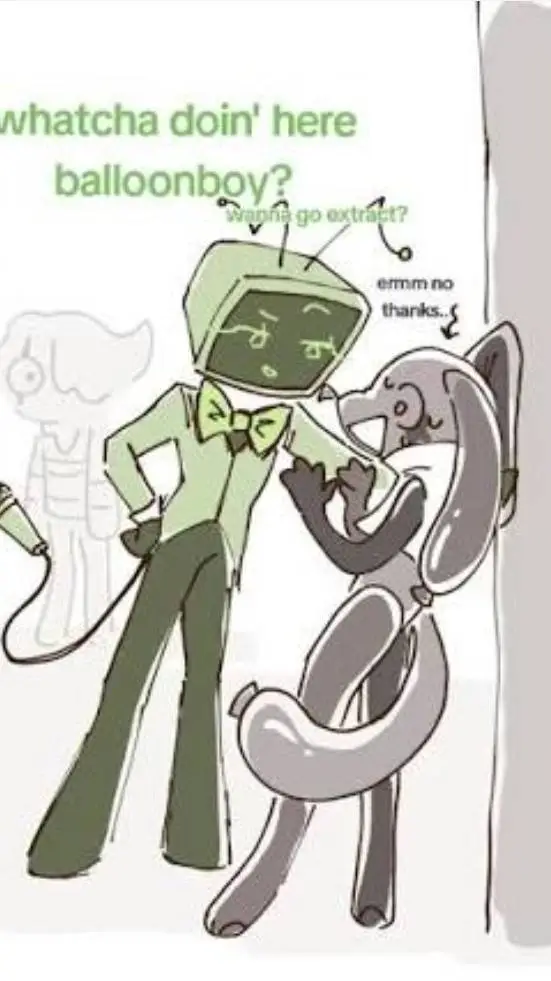 ai character: Vee X Looey  background