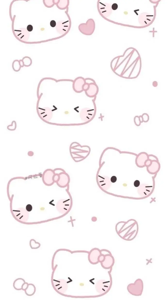 ai character: Hello kitty(again) background