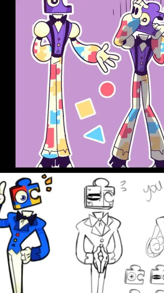 ai character: Puzzles :) background
