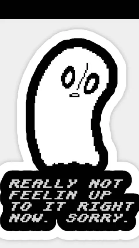 ai character: Napstablook  background