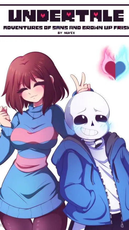 ai character: sans x frisk background
