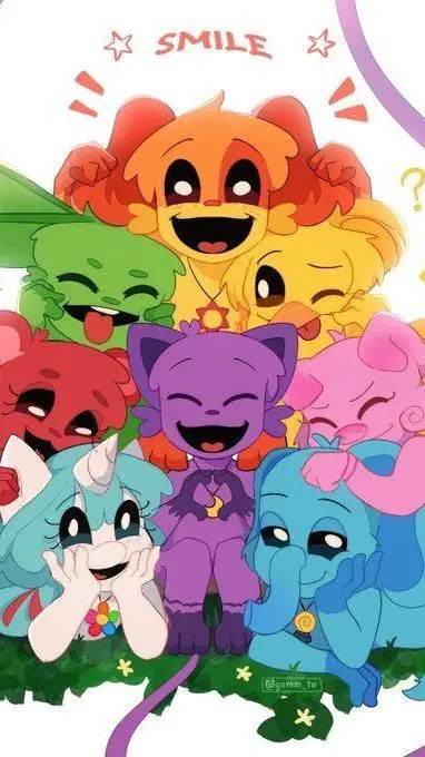 ai character: smiles critters 🌈 background