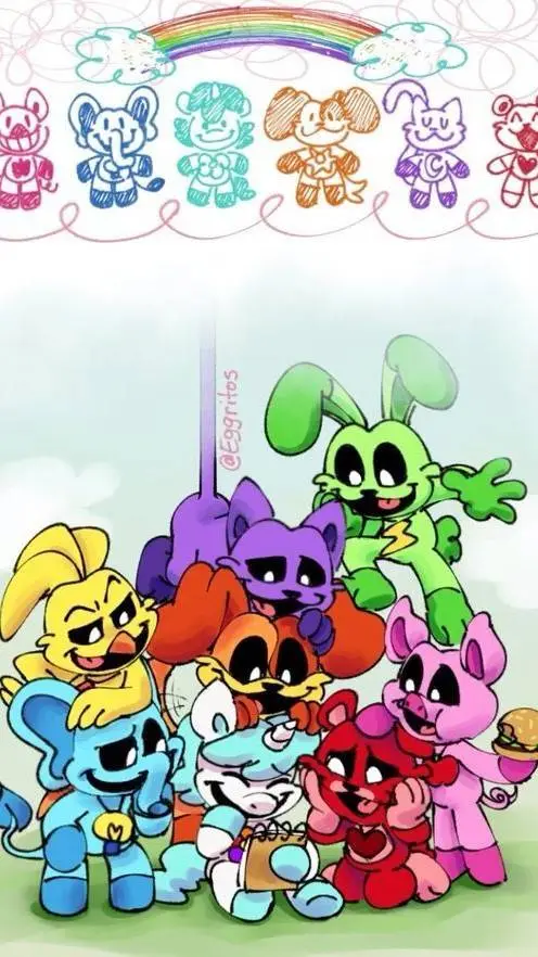 ai character: smiles criters 2 background
