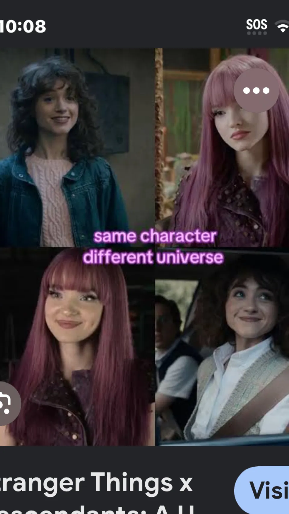ai character: Descendants x St background