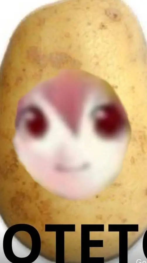 ai character: «Potato🧐» background