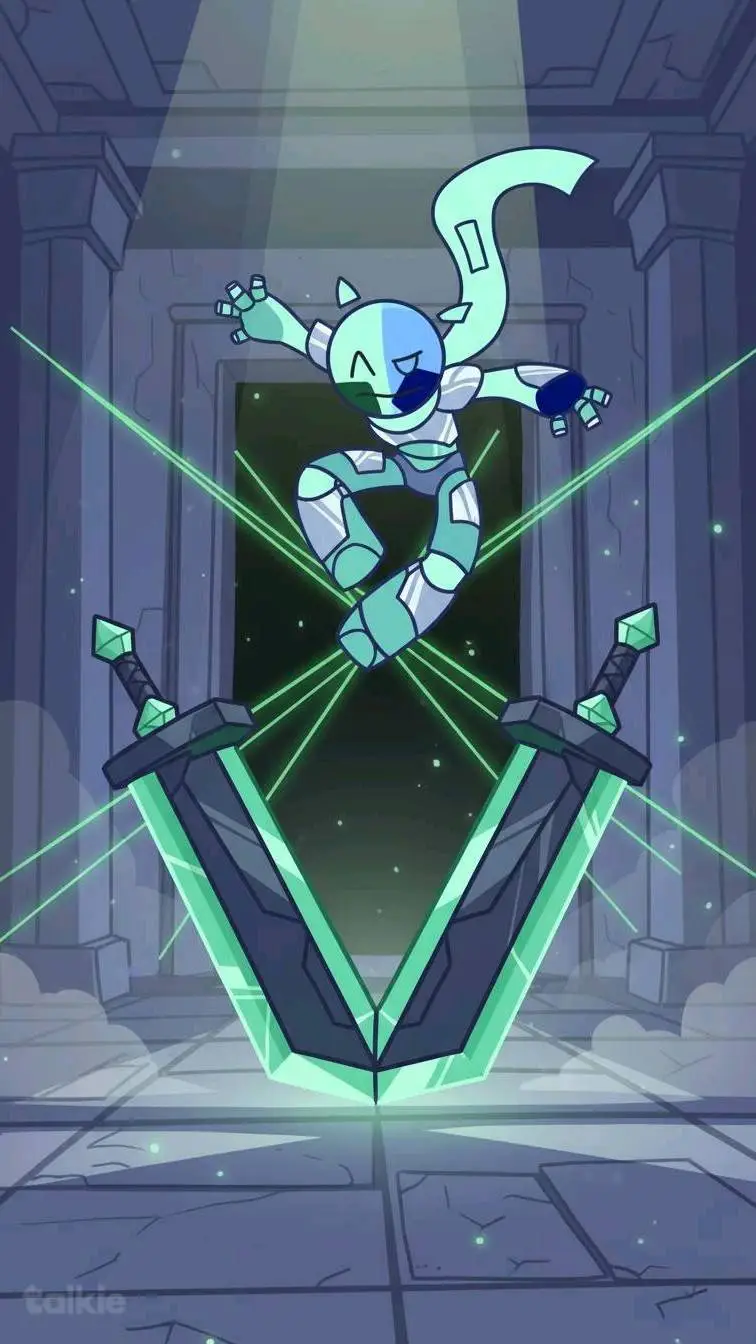 ai character: 💚Hasadly🩵 background