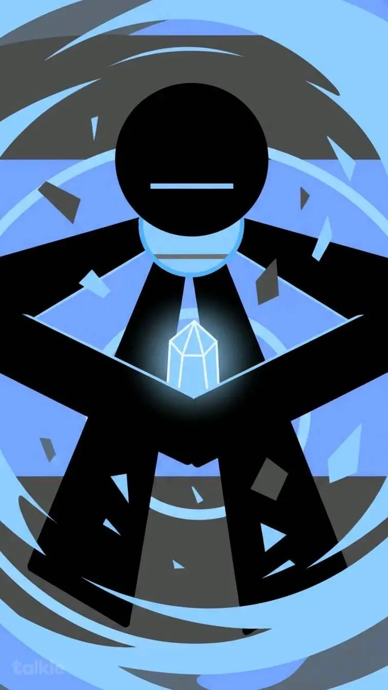 ai character: 🖤🩵🩶Demon Blooly🩶🩵🖤 background