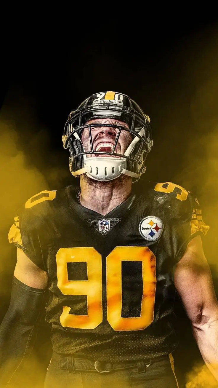 ai character: mha x NFL Steelers background