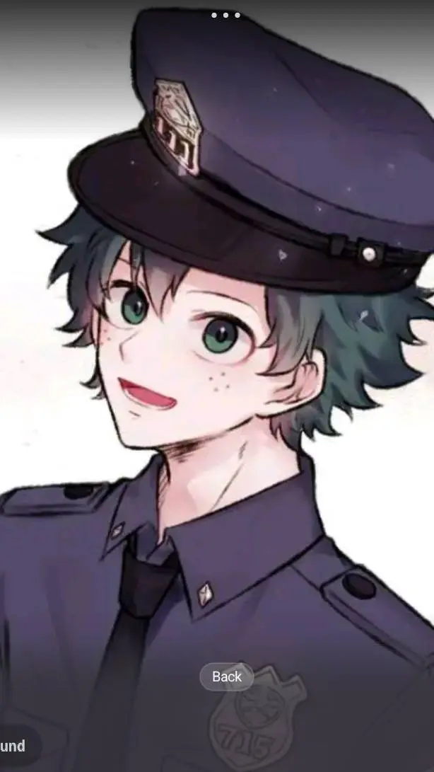 ai character: cop izuku (dkbk) background
