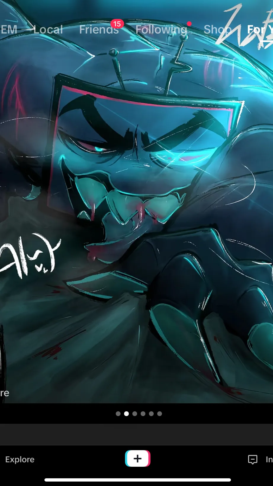 ai character: Fox background