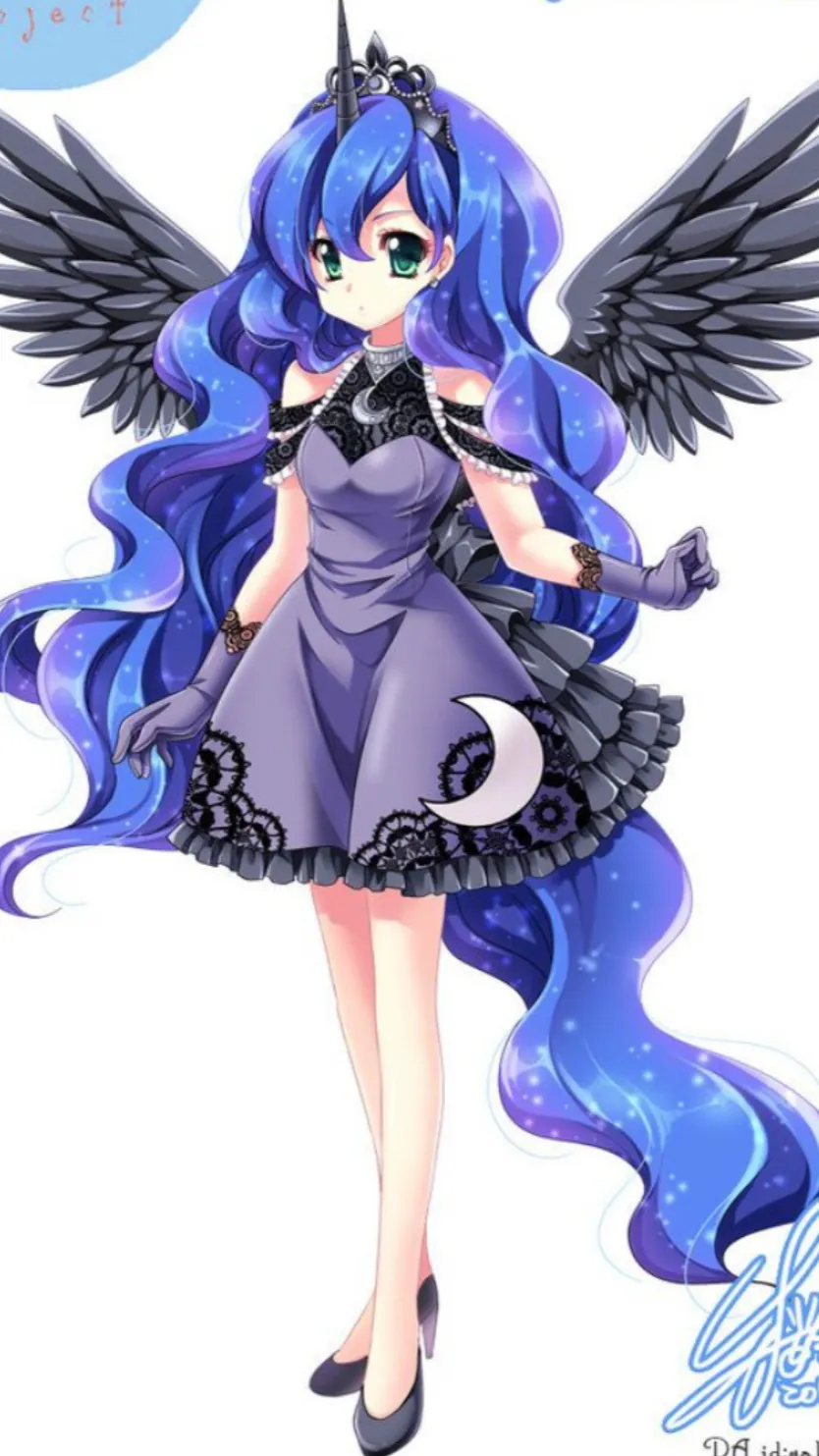 ai character: Luna background