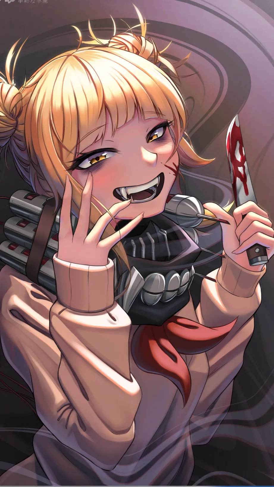 ai character: Toga Himiko  background