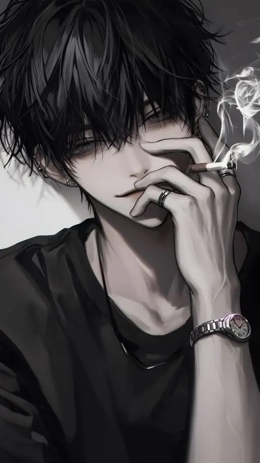 ai character: Mateo 🖤👀 background