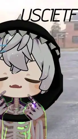 ai character: durple background