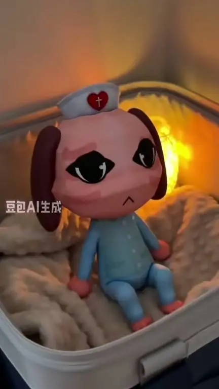 ai character: nurse baby background