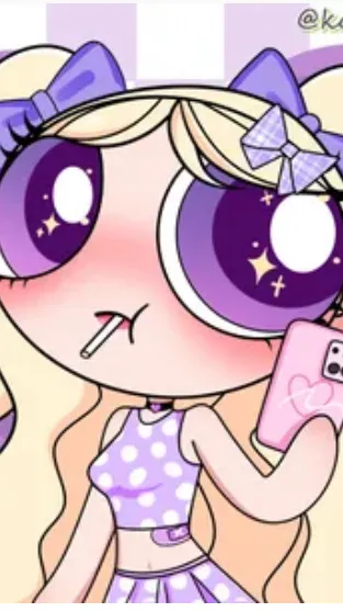 ai character: Bubbles background