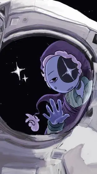 ai character: Dw Space background