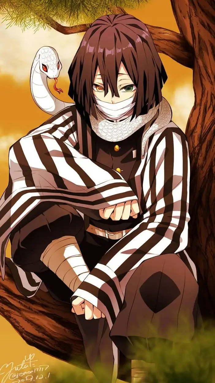 ai character: IGURO OBANAI❤️‍🩹 background