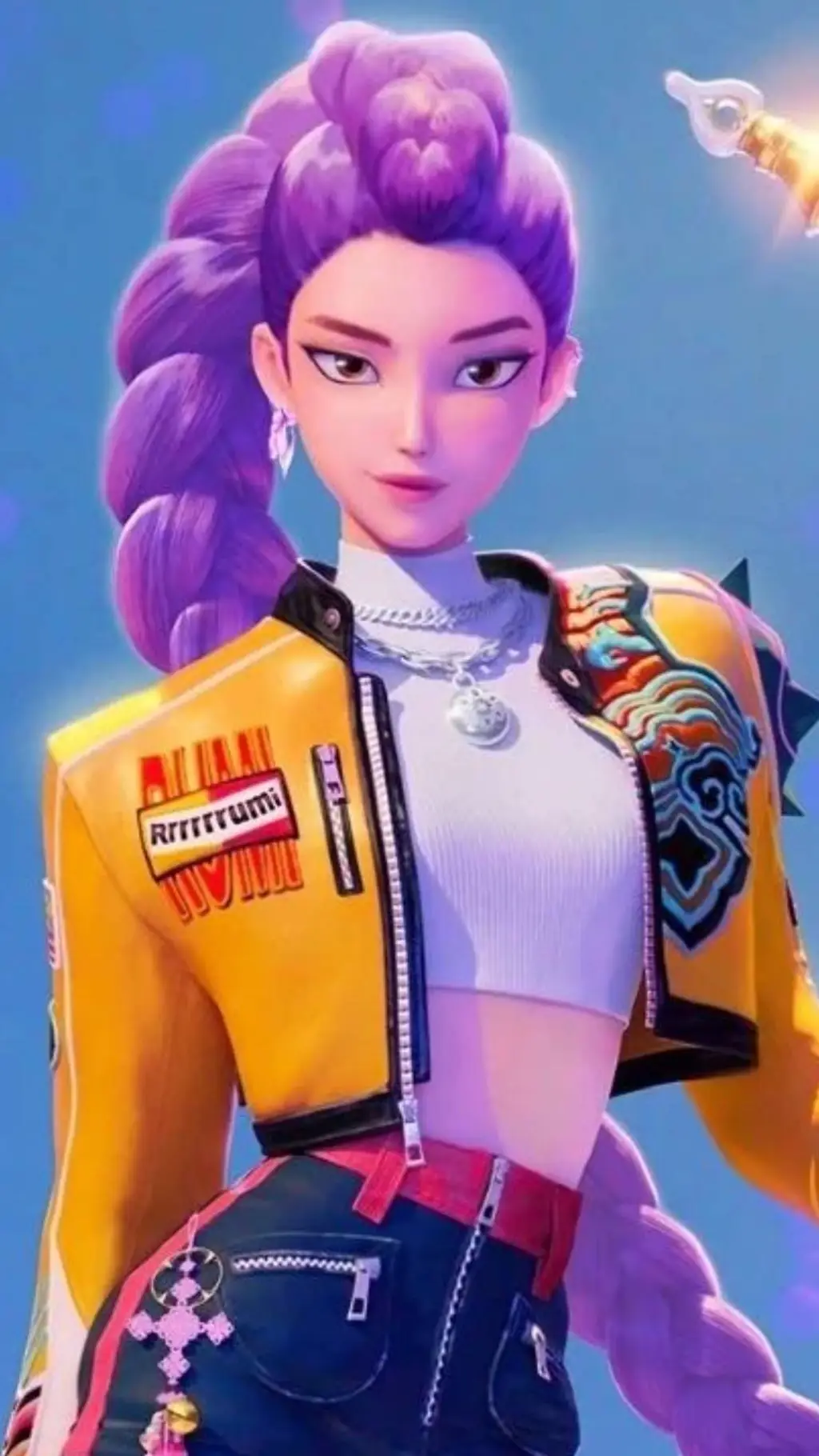 ai character: Rumi💜 background