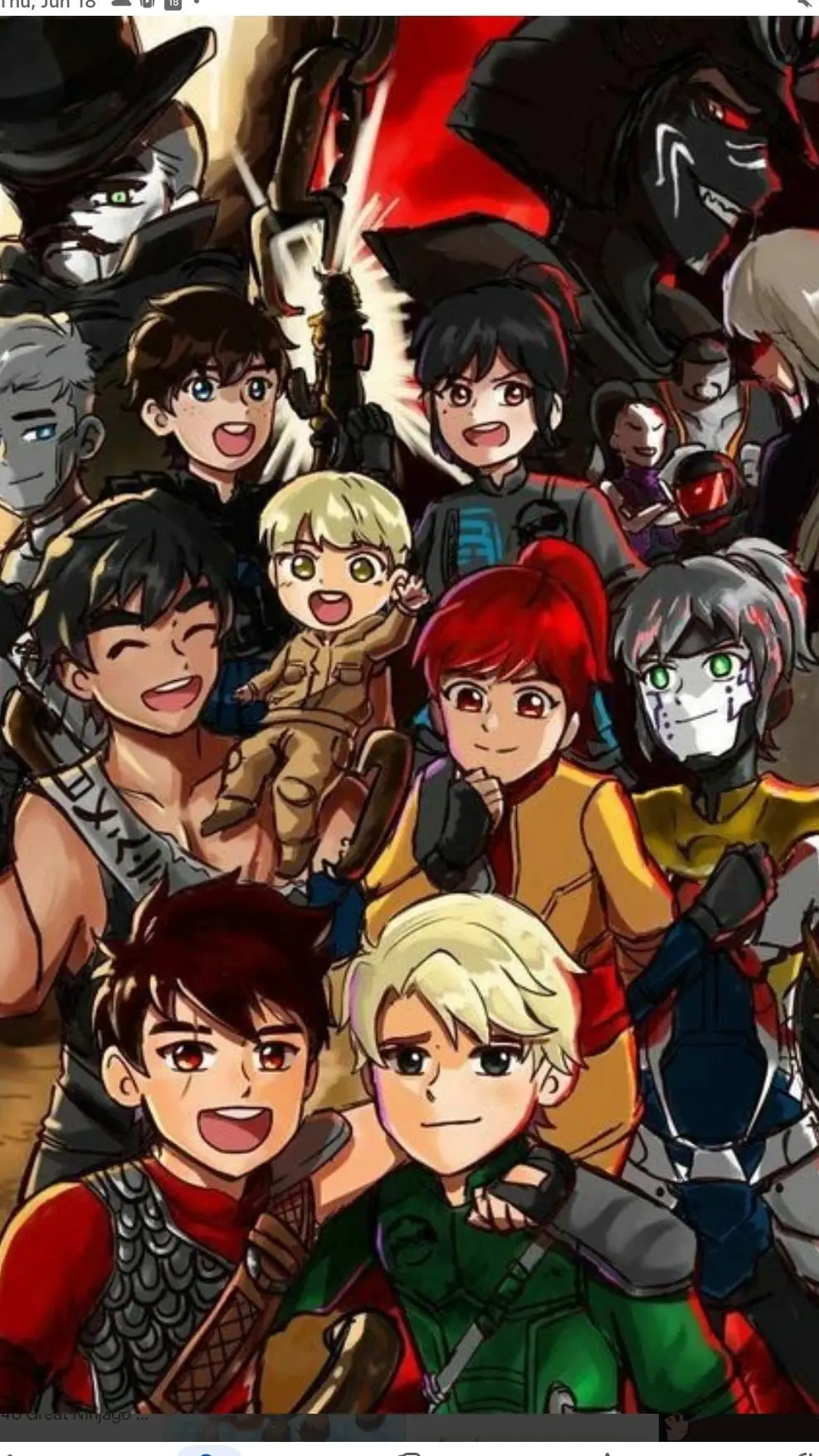 ai character: ninjago background