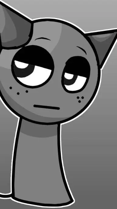 ai character: gray background