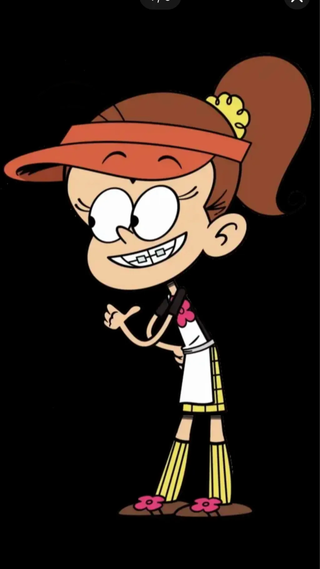 ai character: luan loud background