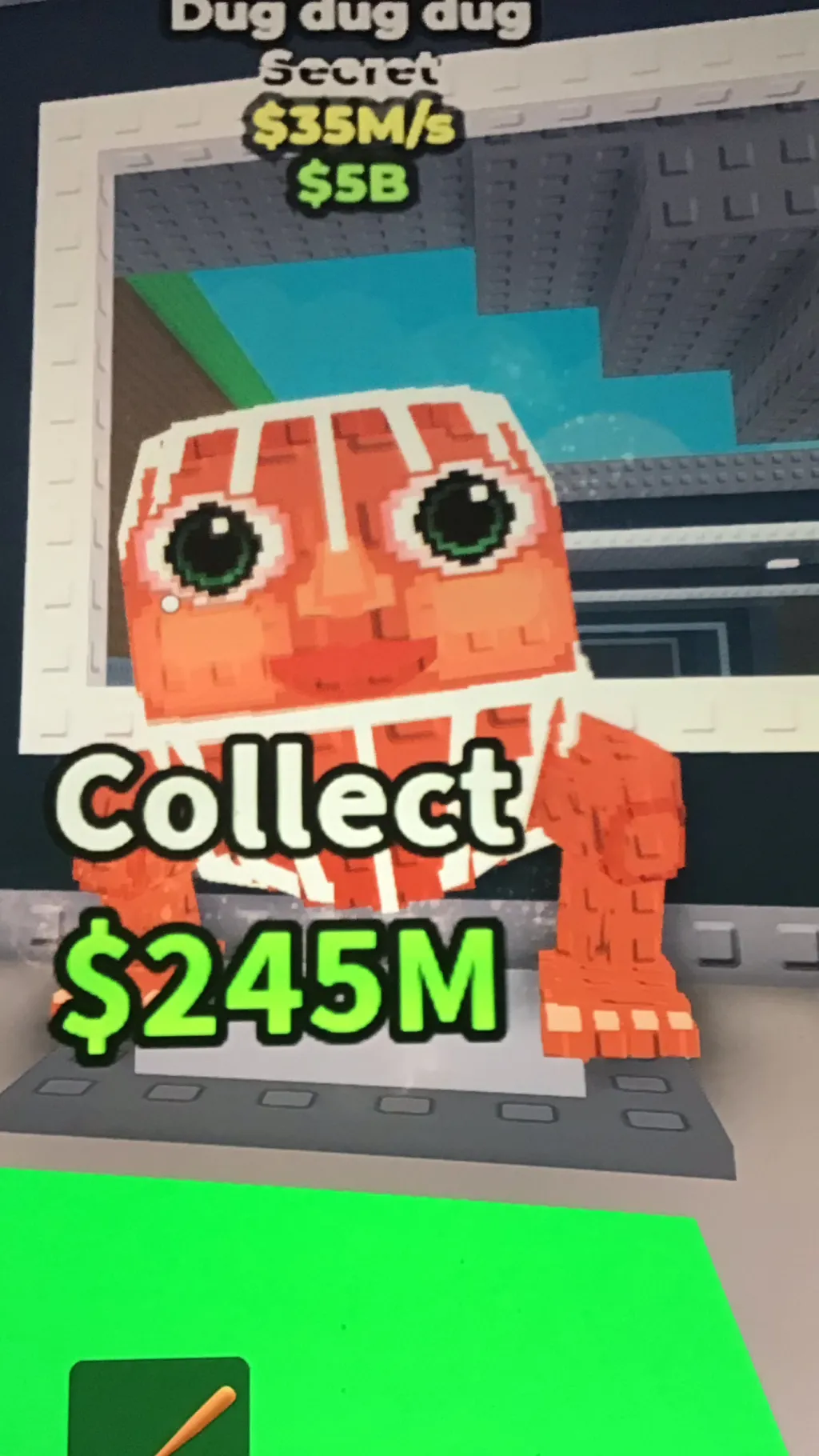 ai character: dug dug dug background