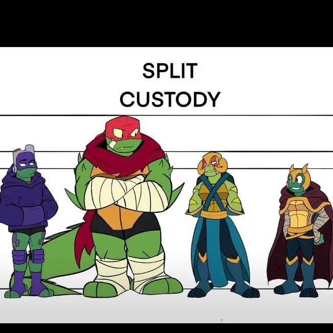chat with ai character: split custody au