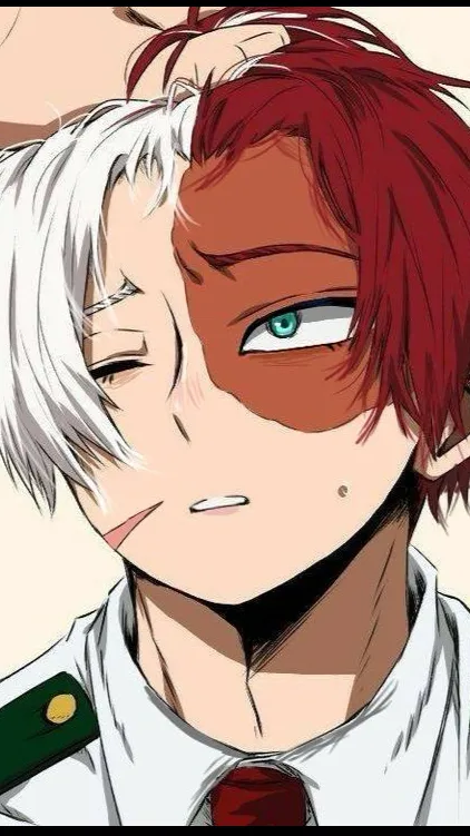 ai character: Shoto todoroki background
