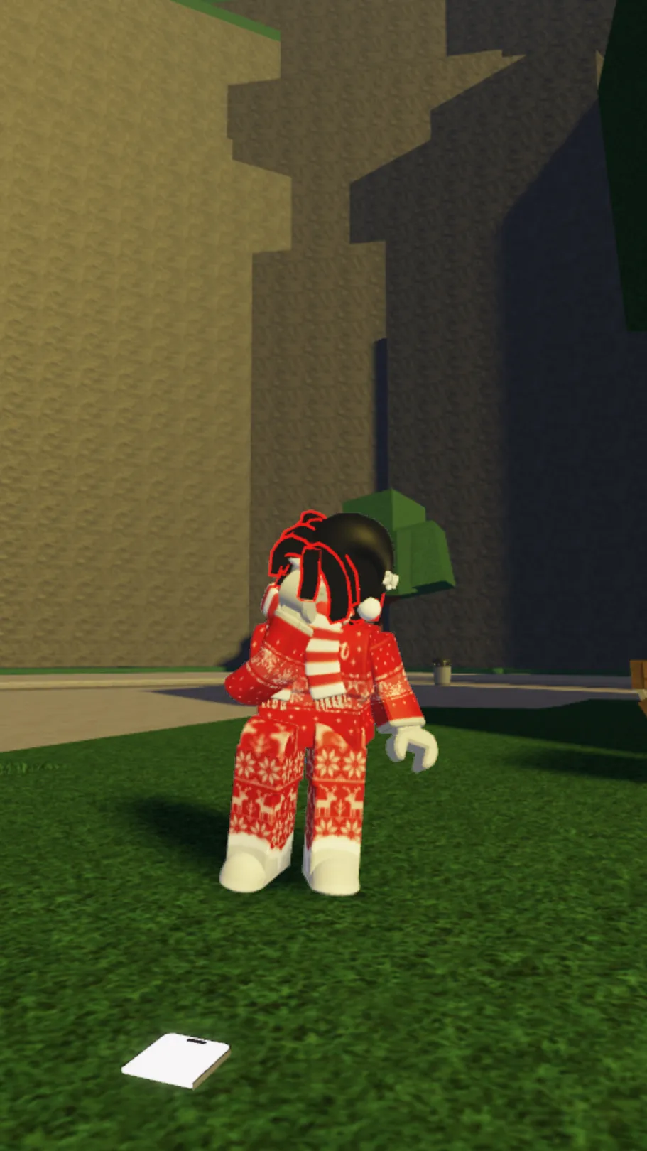 ai character: Chirsmas Bacon  background