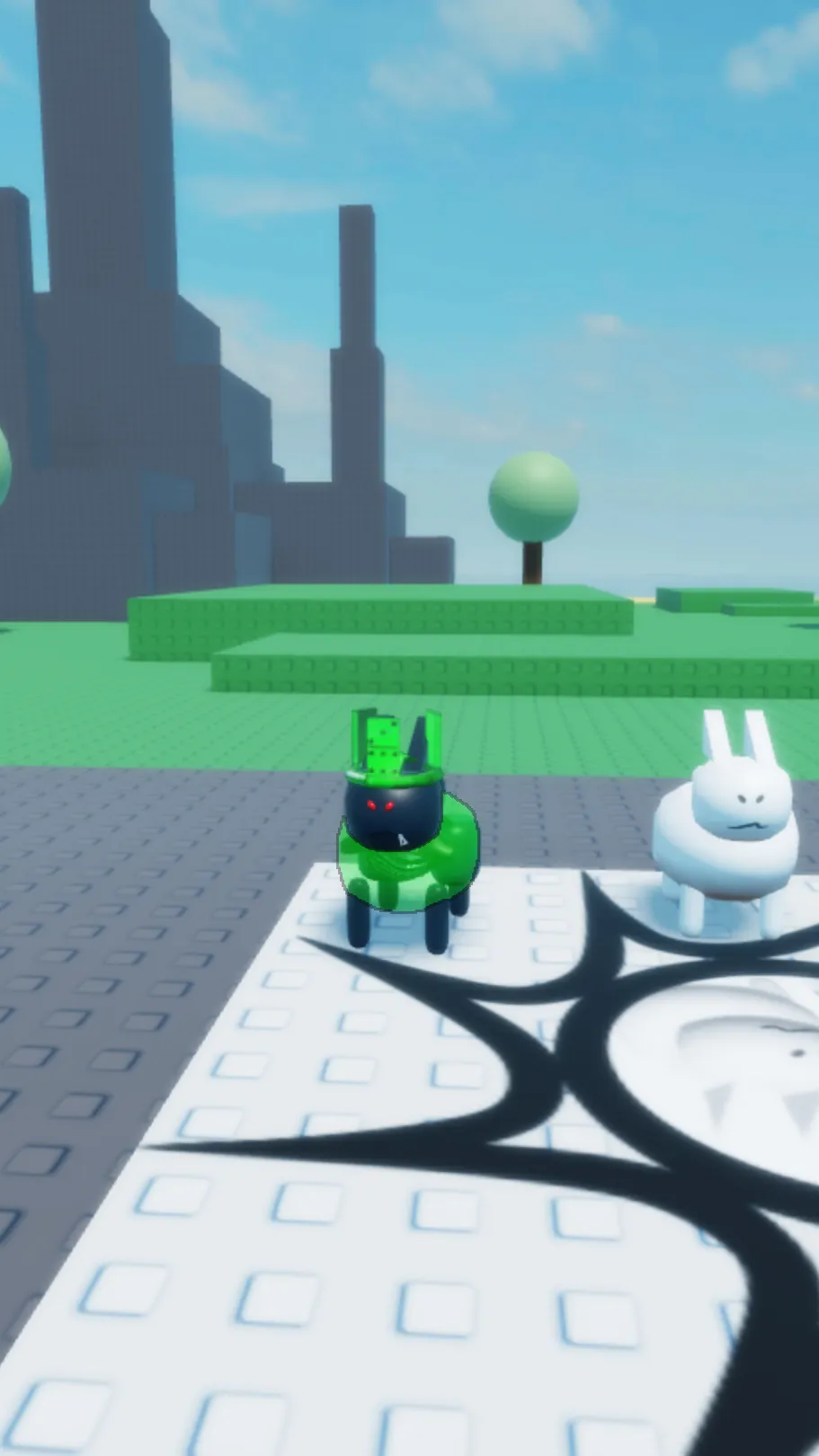 ai character: Gubby (but 1x1x1) background