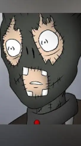 ai character: ojos de zombie background