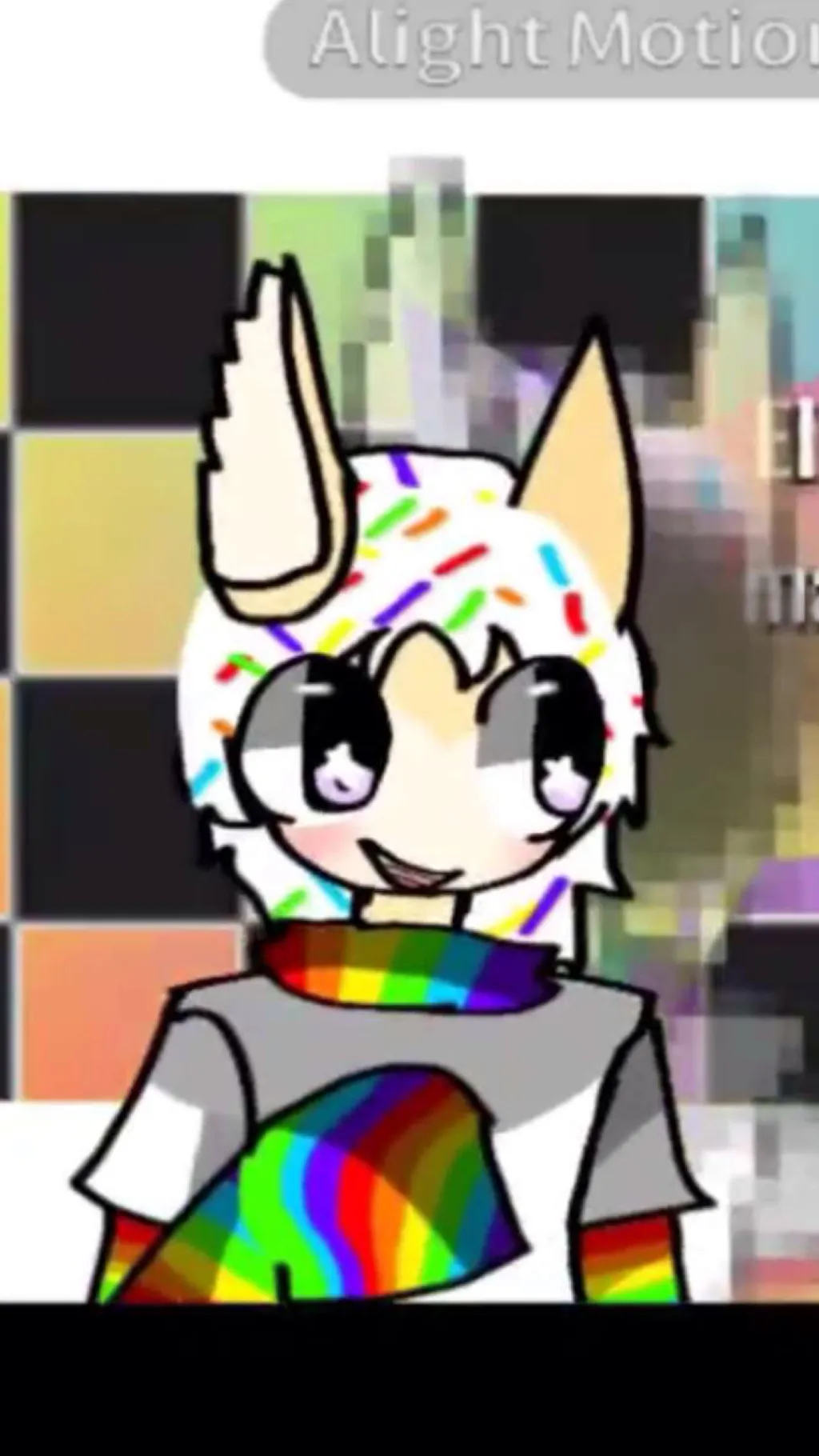 ai character: «human muffin» background